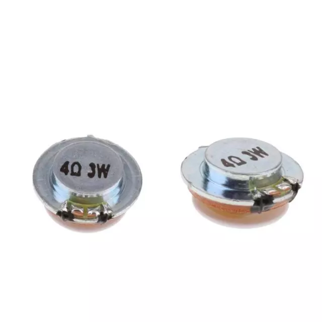 2x 4 Ohm 3W 27mm Flat Resonance Horn Vibration Kleiner Lautsprecher für eBay