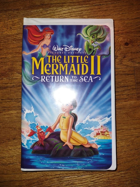 THE LITTLE MERMAID II 2 Return to the Sea (VHS, Clamshell) Walt Disney ...