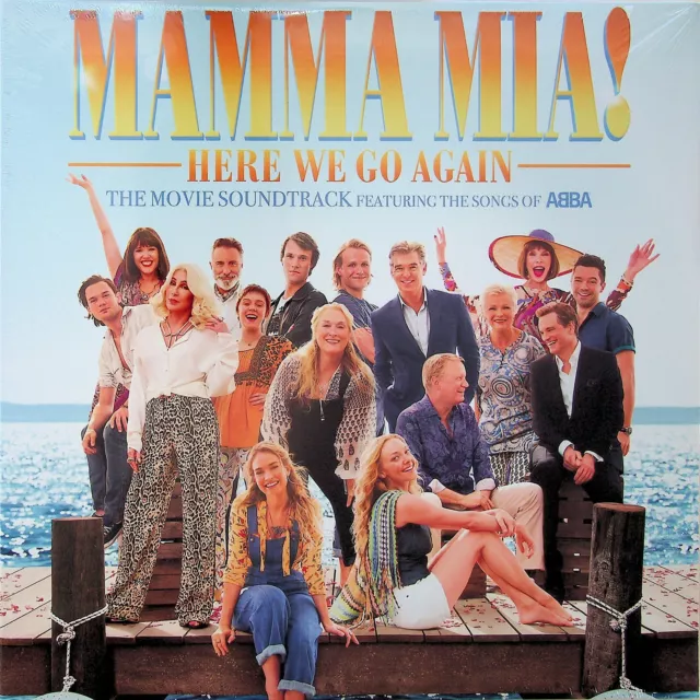 MAMMA MIA- HERE WE GO AGAIN- Film Soundtrack 2-LP (NEW 2018 Vinyl) ABBA Cast Rec