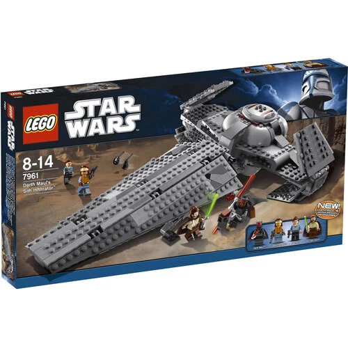 LEGO Star Wars DARTH MAULS SITH INFILTRATOR 7961 Padme Jinn Sealed NIB Retired LEGO Star Wars DARTH MAULS SITH INFILTRATOR 7961 Padme Jinn Sealed NIB Retired