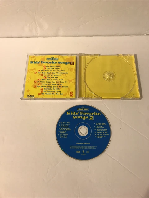 KIDS' FAVORITE SONGS 2 by Sesame Street CD 2001 Sony Music