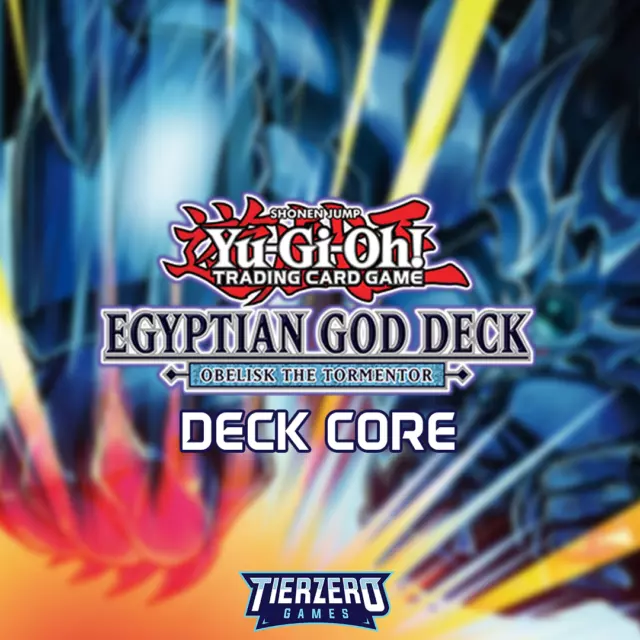 YuGiOh Obelisk The Tormentor Deck Core Bundle 99 Cards MP22 EG01 GOD DECK