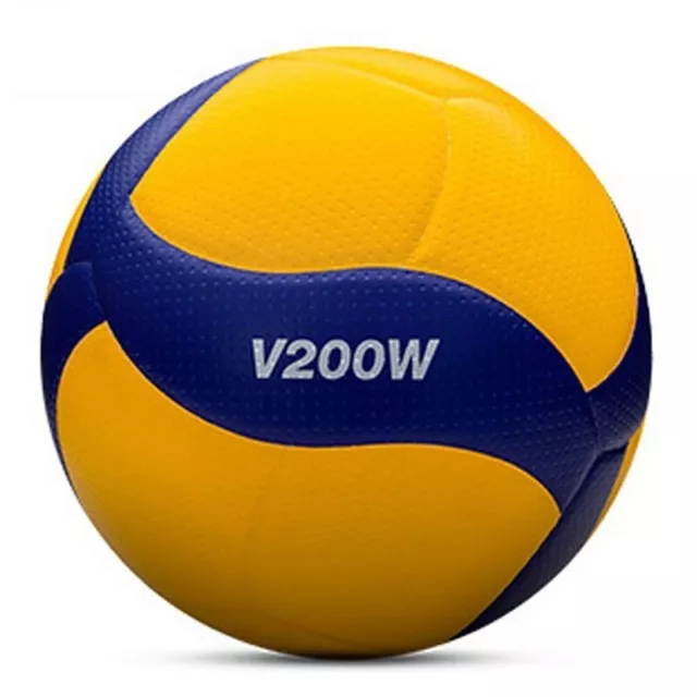 Volleyball V200W Official FIVB Approved Indoor Volleyball - Blue/Yellow