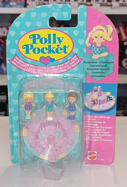 Occasion - Playset Polly Pocket Manège Des Amis Vintage Mattel Bluebird 1993 A-17, Pas De Max