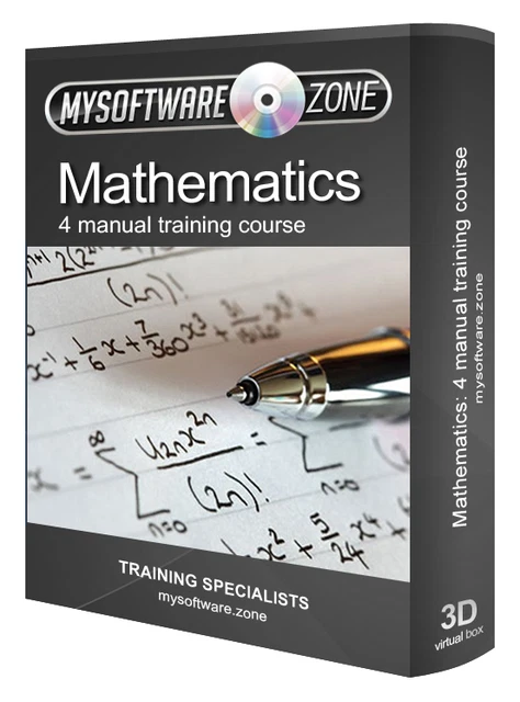 Math 4 Learning LEARN MATHEMATICS 4 Manual Training Course CD Basic Algebra Statistics ...