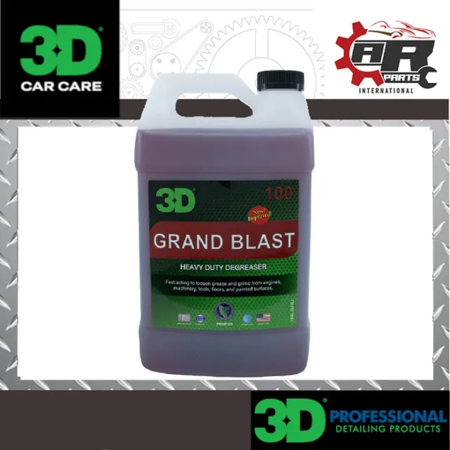 3D Car Care - Grand Blast - 100 - Heavy Duty Fast Acting Degreaser - 3.78L