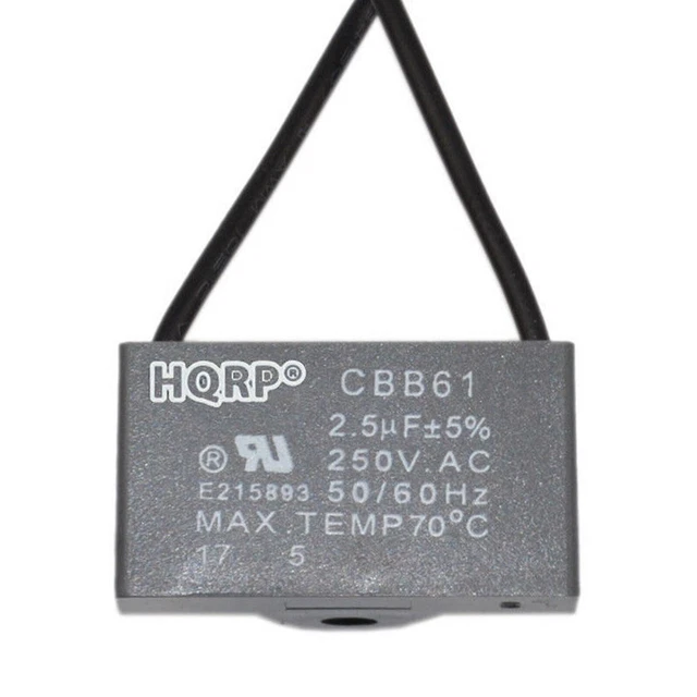 HQRP Condensateur de moteur de rechange pour ventilateur de plafond Hampton...