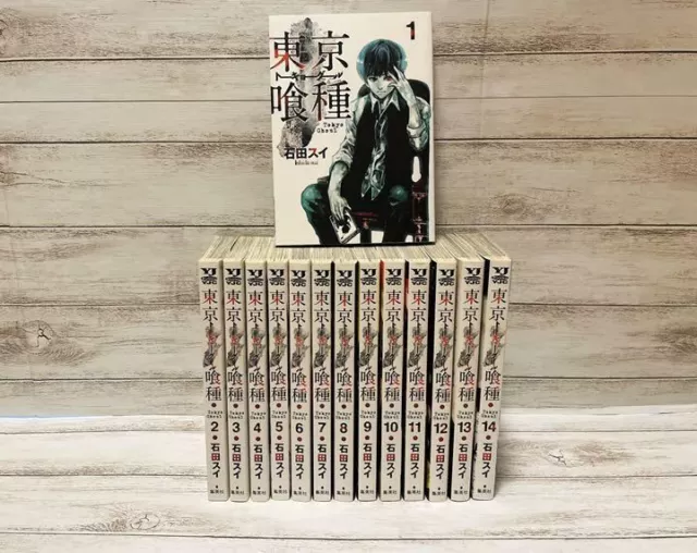 Tokyo Ghoul Japanese Language Vol.1-14 Complete Full Set Manga Comics Jump