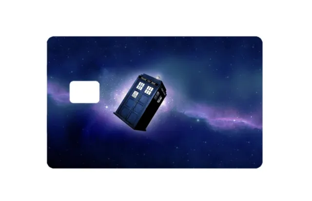 Doctor Who Tardis Fan Art Credit Card Decal Skin