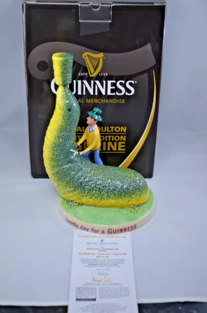 Royal Doulton Ltd. Ed. Guinness Topiary Sealion Mcl28 Boxed & Certificate