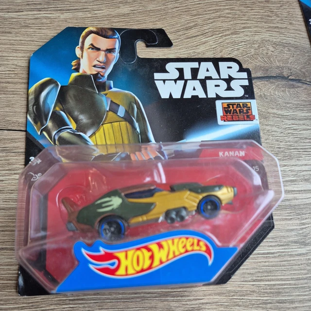 Hot Wheels Star Wars Rebel Kanan Car - 1:64 Scale Die-Cast Vehicle Collectible - View #7
