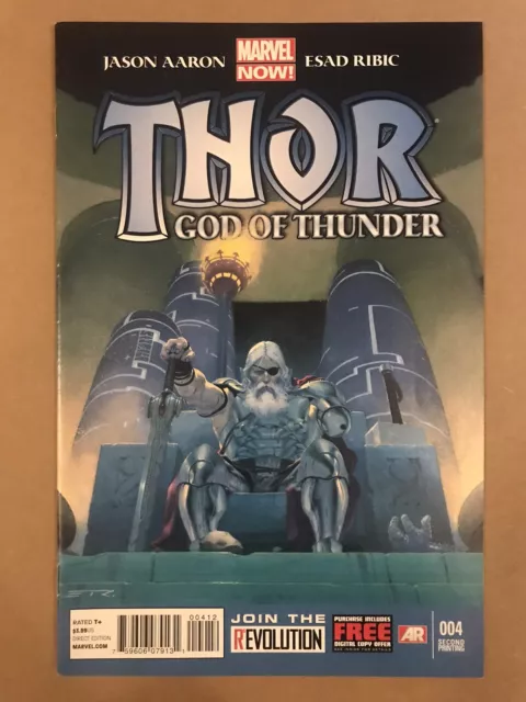 Thor God of Thunder #4 2012 2nd print Marvel Comic Book Second Printing Gorr