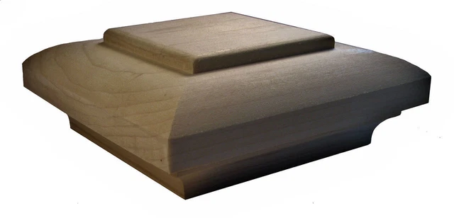 Tapa poste Newel con borde biselado D475 de 4,75 pulgadas Tapa poste Newel con borde biselado D475 de 4,75 pulgadas
