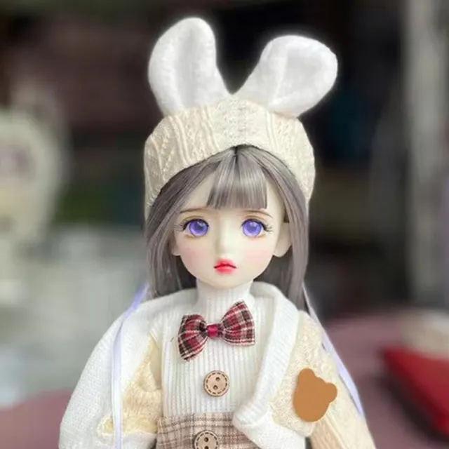 28cm Mini BJD Doll for Girls Dolls with Clothes Cute Lifelike Realistic DIY Toys
