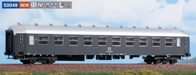 ACME 50049 TYPE Uic-Y 2a Classe, Livrée Gris Ardoise FS EUR 94,70 ACME 50049 TYPE Uic-Y 2a Classe, Livrée Gris Ardoise FS EUR 94,70