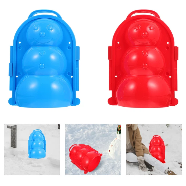 2 un. clips para muñecos de nieve al aire libre abrazaderas creativo muñeco de nieve fabricante