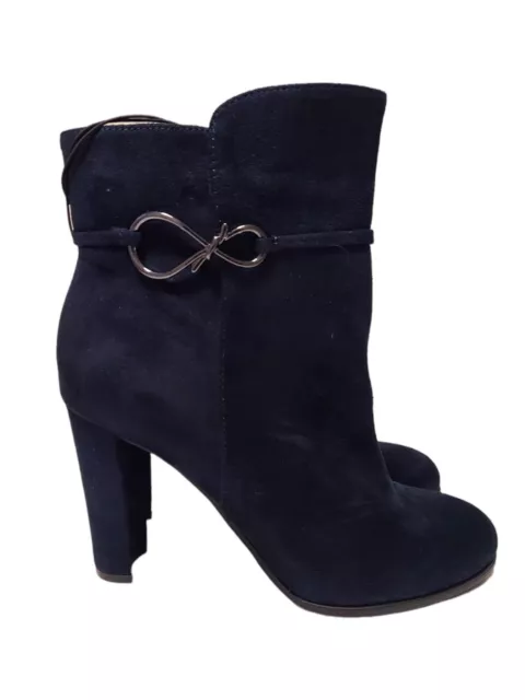 Navy Blue Impo Ankle Boot