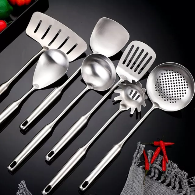 Cuillère à longue poignée polyvalente Wok spatule spatule pour divers besoins