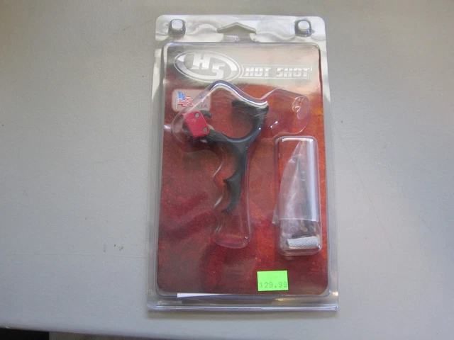 Hot Shot Archery X-tacy Back Tension Release 3 Finger Black 5200 NEW SEALED