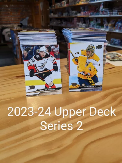 2023-24 Upper Deck Series 2 Single Cards. HUGE DISCOUNT. Complete your set