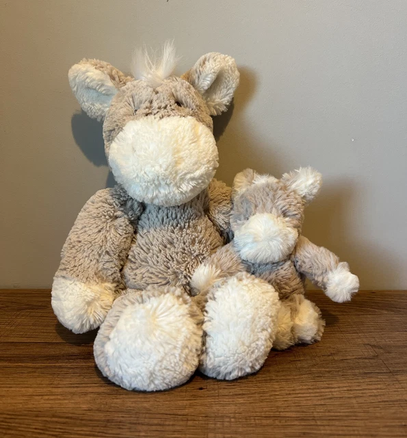 NEW THE LITTLE White Company Brown Beige Donkey Horse 6.5