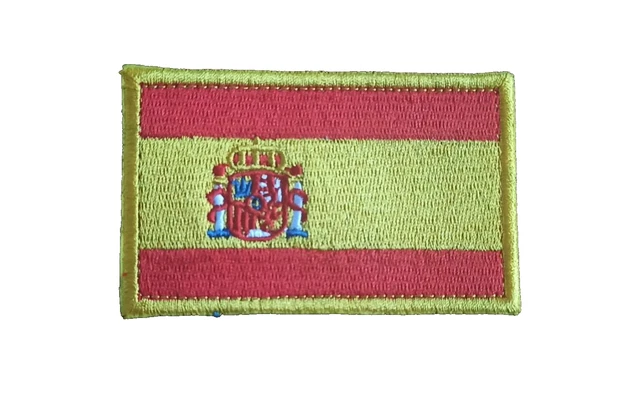 Drapeau Martinique Patch Brodé Drapeau Espagne - ThermoCollant Ou à Coudre - 7,5x5 Cm - Pour Vêtements, Sacs, Casquettes Accessoire Patriotique Espagnol - Foto 7