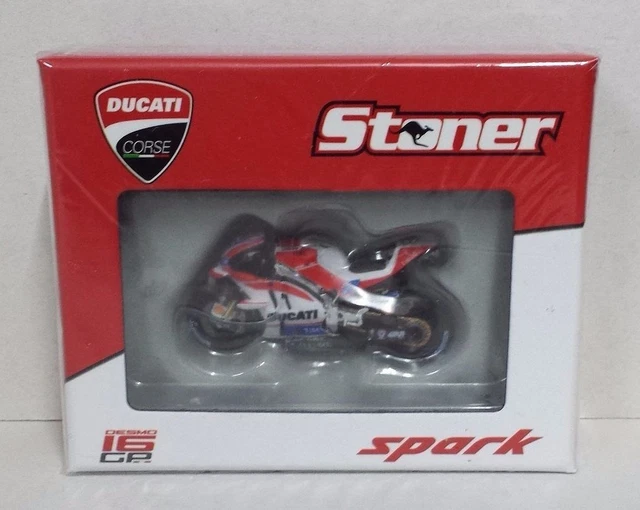 Die Cast 1:43 Modèle Moto Ducati Stoner Autriche 2016 Spark Modélisme Static