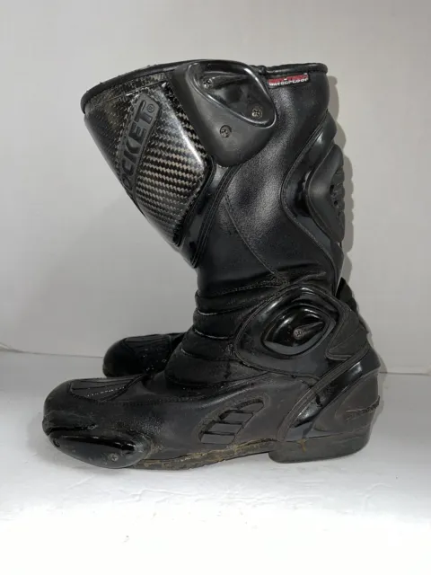 Joe Rocket Motorcycle Boots Mens Size 11 Black Dry Tech  Waterproof