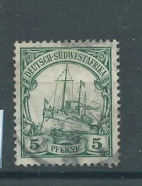 Deutsch Südwestafrika 1906 MiNr:25 Kaiseryacht 5 Pfennig gestempelt°