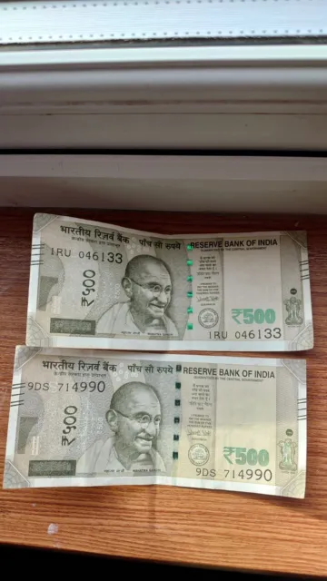 Indian 1000 Rupees Left over holiday money..