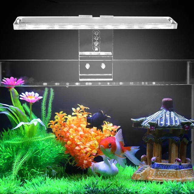 Aquarium Light Fish Tank LED Lamp Clip-On Bracket Light Acrylic USB Aqua Plant