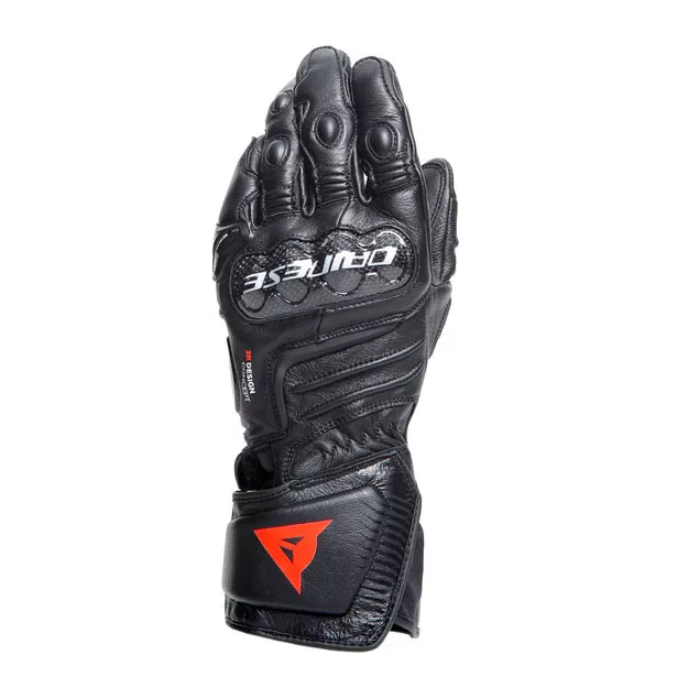 Guanti In Pelle Da Moto Dainese Carbon 4 Long Nero Black Protezioni In Carbonio