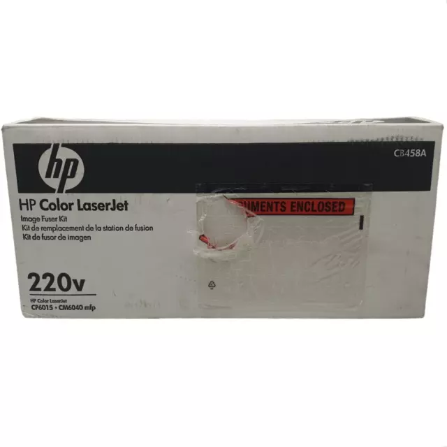 HP Image Fuser Kit 220v CB458A Color LaserJet Genuine Original CM6030 MFP CP6015