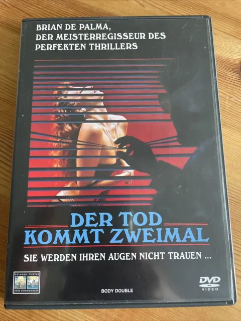 Der Tod kommt zweimal DVD FSK18 Thriller Brain De Palma
