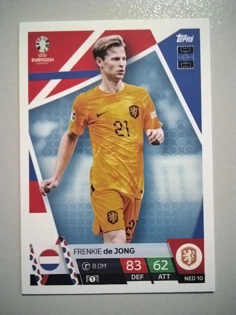 Carte Topps Match Attax EURO 2024 – Frankie De Jong Ultra Rare (GM6)