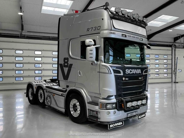 2015 (65) SCANIA R730 V8 Topline 6X2 Mid Lift and Steer, Automatic,v8 ...