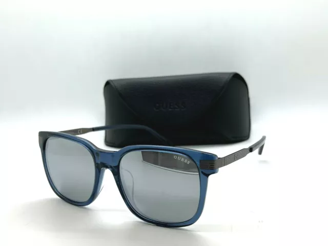 New Women Guess Sunglasses Gu00020-D 90C  Blue 57-19-145Mm  /Case