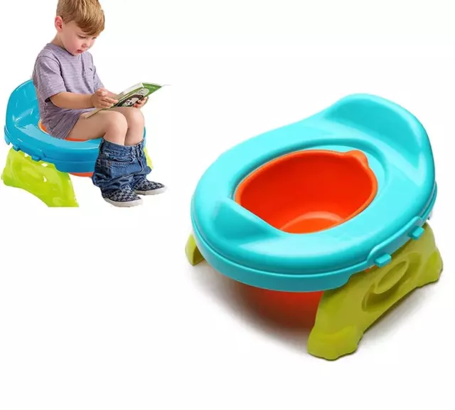 Potty Training Toilet Seat for Toddlers Baby Friendly Portable Travel Foldable