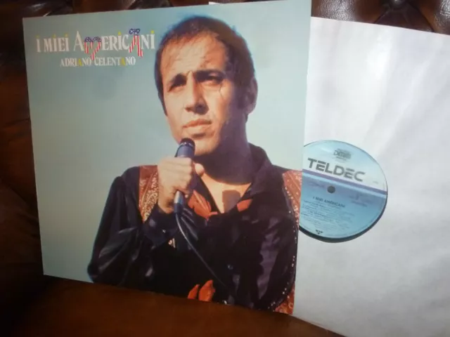 Adriano Celentano, I Miei Americani, German Clan Teldec 6.26410 AP LP, 12" 1986