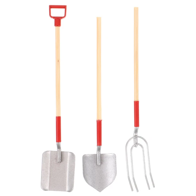 3 Pcs Mini House Model Gardening Tool Tools Miniature Dollhouse Child