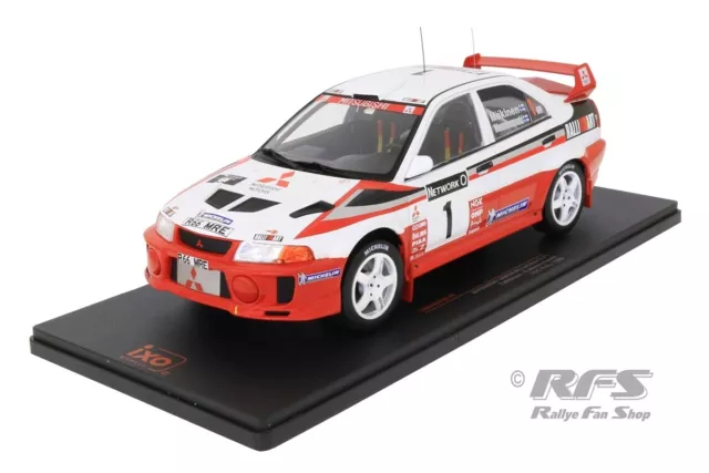 Mitsubishi Lancer Evo V Tommi Mäkinen RAC Rallye Rally 1998 1:18 IXO 18RMC093B