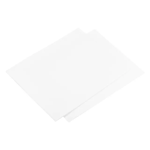 EVA Mousse Feuilles Blanc 10.8x8.4 Pouce 1.5mm Épaisseur pour Bricolage Set  2