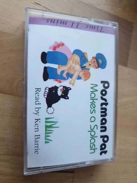 RARE VINTAGE 1987 Collectors Postman Pat Makes a Splash Audio Book ...