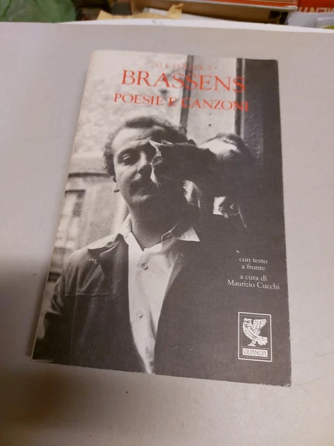 G Brassens - Poesie e canzoni - con testo a fronte - Guanda, 1986, 25n24 G Brassens - Poesie e canzoni - con testo a fronte - Guanda, 1986, 25n24