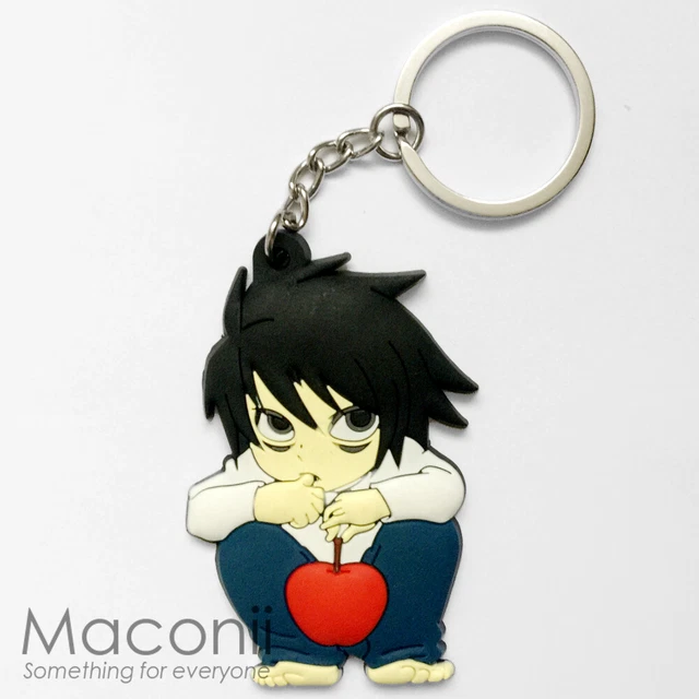 L LAWLIET KEYRING - Death Note Anime Detective Candy Apple Charm Strap ...
