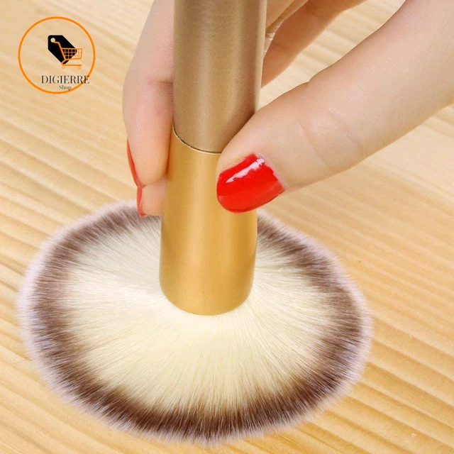 18 Pezzi Pennelli Trucco Set Di Pennelli Trucco Con Custodia Da Viaggio Manico i 6