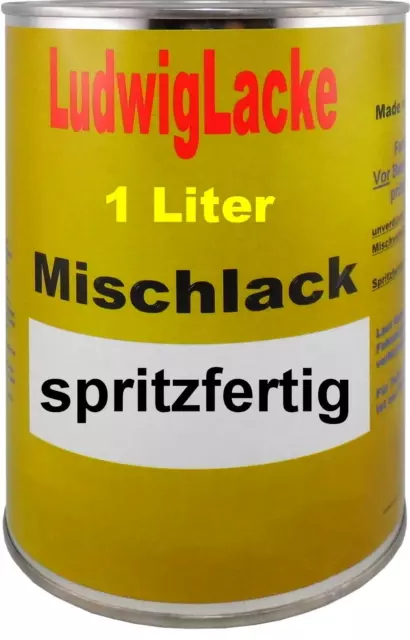 1Liter Vernis Voiture Basislack Prêt pour VW Volkswagen Argent Brillant L8Z8