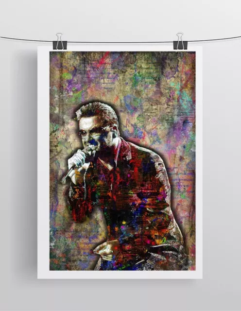 GEORGE MICHAEL Poster George Michael Wham Art Tribute 16x20in Free Shipping 2