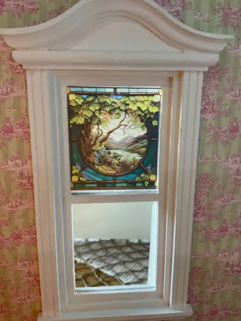 River Valley Vineyard  Dollhouse Miniature  Stained Glass Window  film