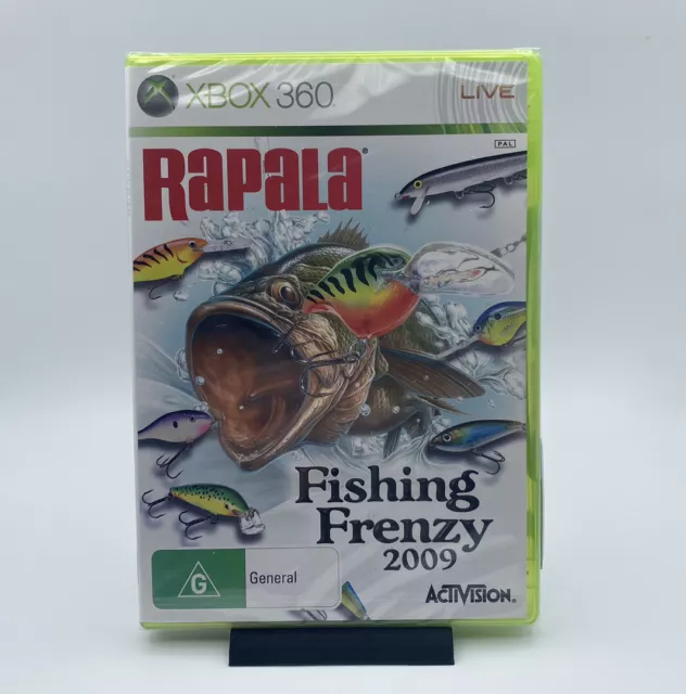 RAPALA FISHING FRENZY XBOX 360 Game PAL BRAND NEW & SEALED AUSSIE